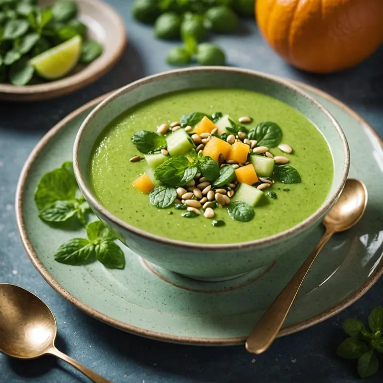 Alkaline Cucumber Melon Gazpacho calories and nutrition facts