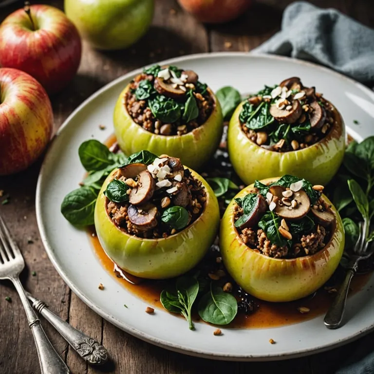 Caveman's Sunrise Sausage Stuffed Apples calories and nutrition facts