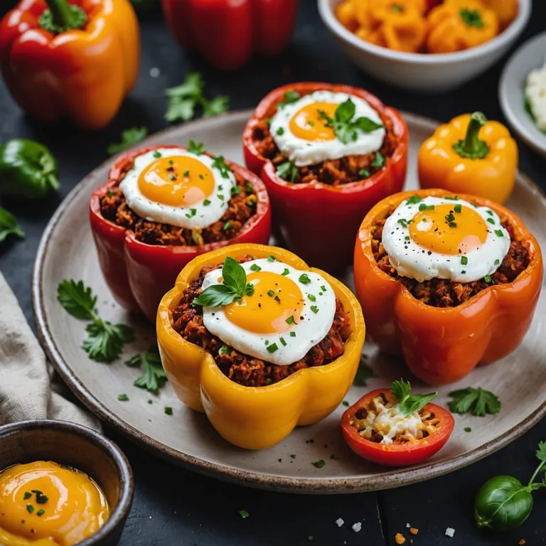 Keto Chorizo and Cheese Stuffed Bell Peppers calories and nutrition facts