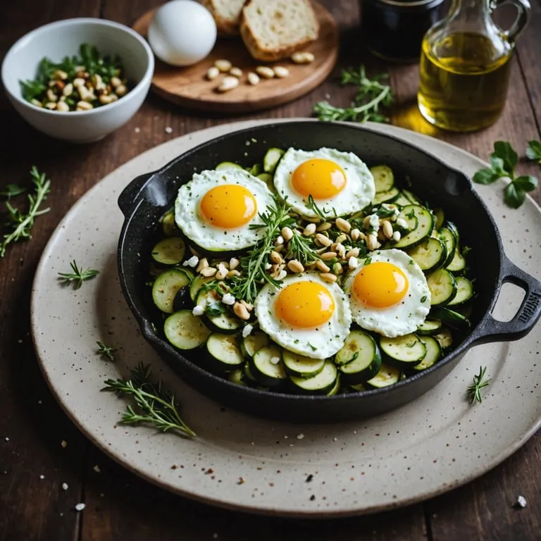 Keto Zucchini and Goat Cheese Breakfast Skillet calories and nutrition facts