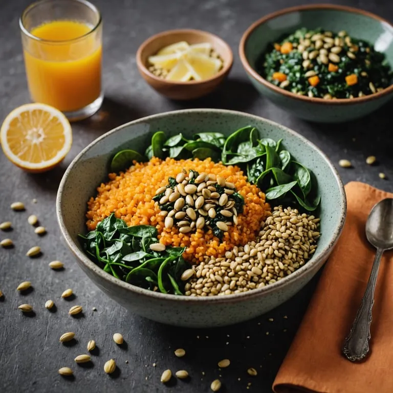 Millet and Lentil Breakfast Bowl calories and nutrition facts