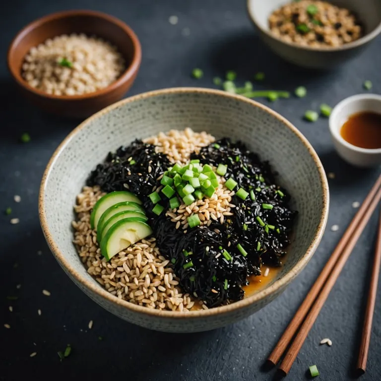 Savory Miso Oatmeal with Roasted Nori calories and nutrition facts
