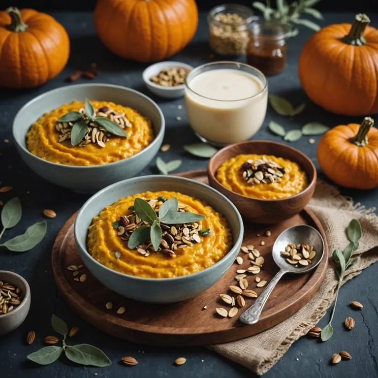 Savory Pumpkin Oatmeal with Sage calories and nutrition facts