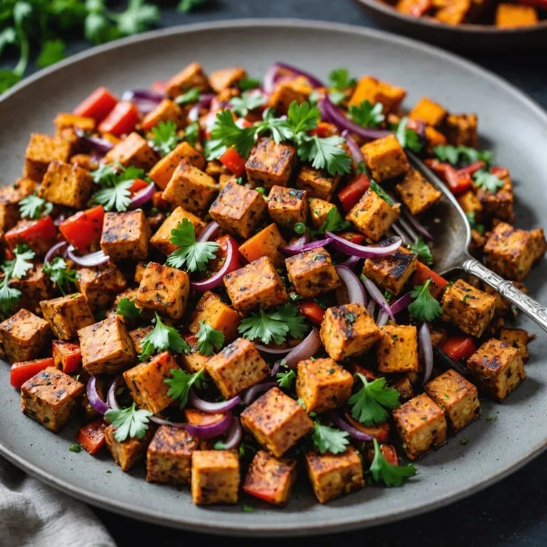 Smoky Tempeh Breakfast Hash
