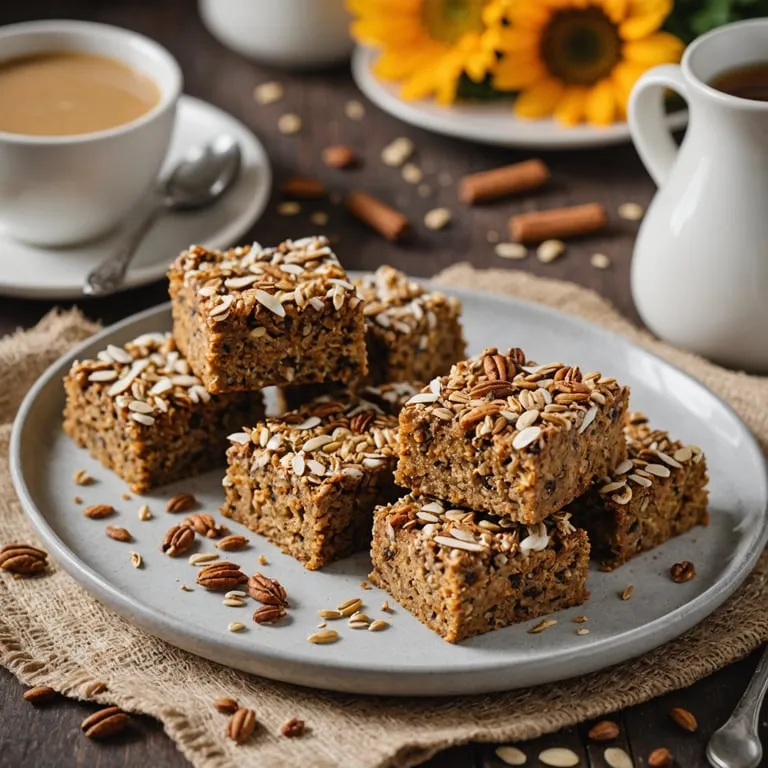 Spiced Carrot Cake Breakfast Bars calories and nutrition facts