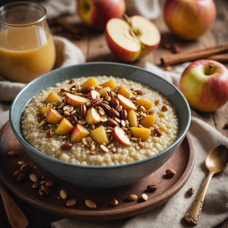 Spiced Millet Porridge with Caramelized Apples calories and nutrition facts