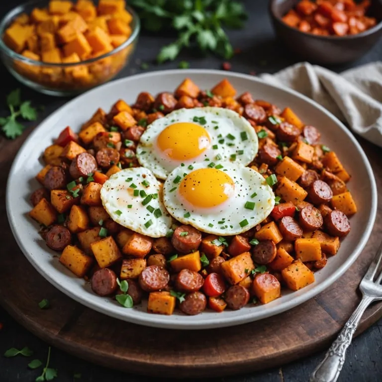 Spicy Chorizo Breakfast Hash