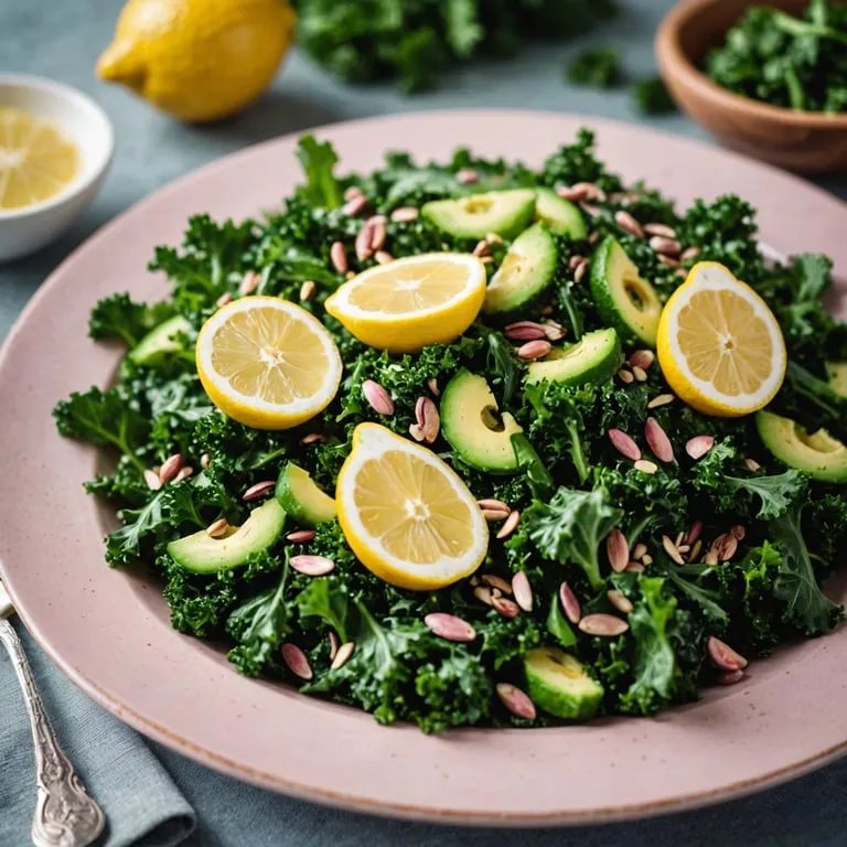 Zesty Lemon Kale Breakfast Salad calories and nutrition facts